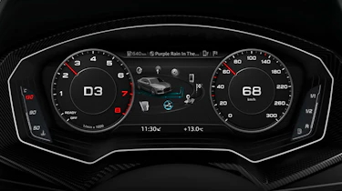 Audi TT 3 dials classic view