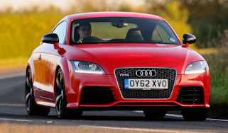 Audi TT RS Plus front cornering