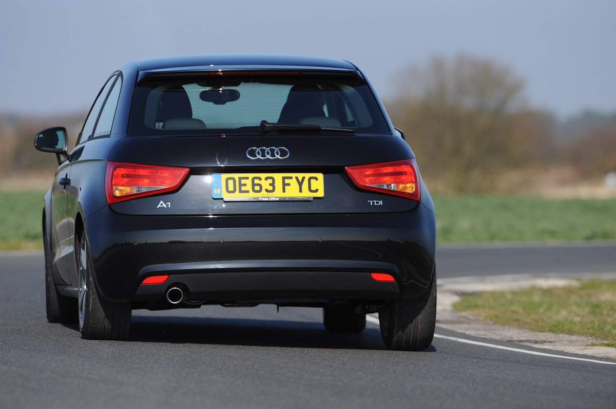 Audi A1 rear action