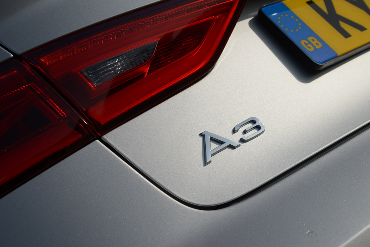 Audi A3 Cabriolet badge