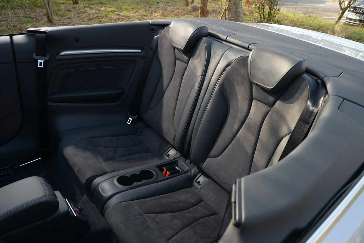 Audi A3 Cabriolet rear seats