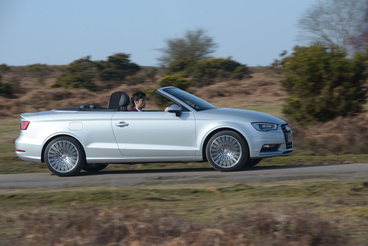 Audi A3 Cabriolet 2014 roof down
