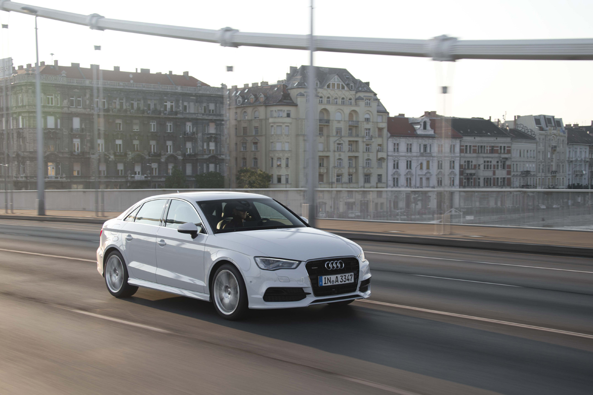 Audi A3 Saloon front action