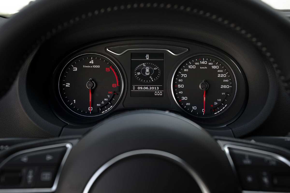 Audi A3 Saloon dials