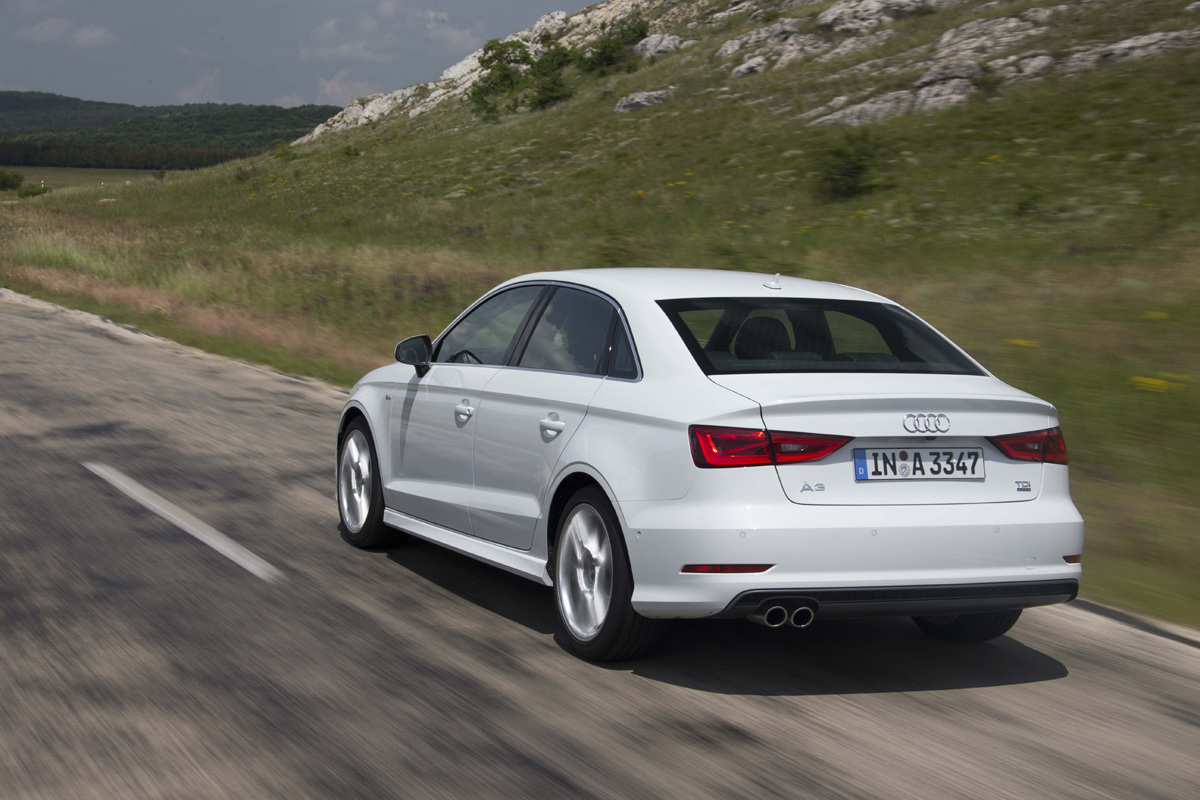 Audi A3 Saloon rear action