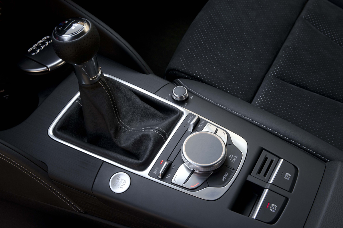 Audi A3 Saloon gear stick