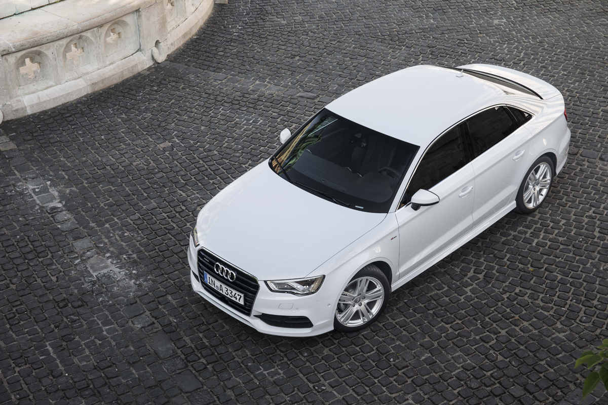 Audi A3 Saloon overhead