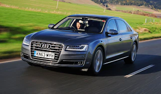 Audi A8 Front action
