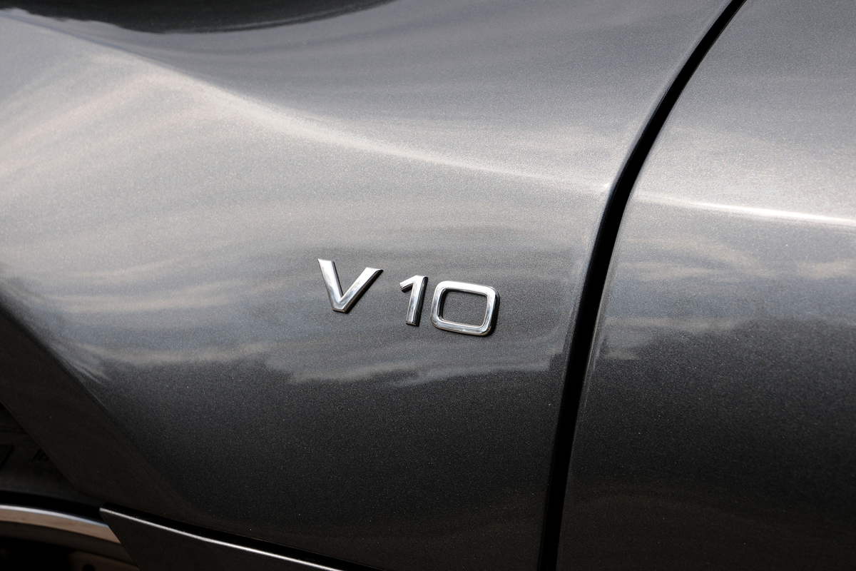 Audi R8 V10 Spyder badge