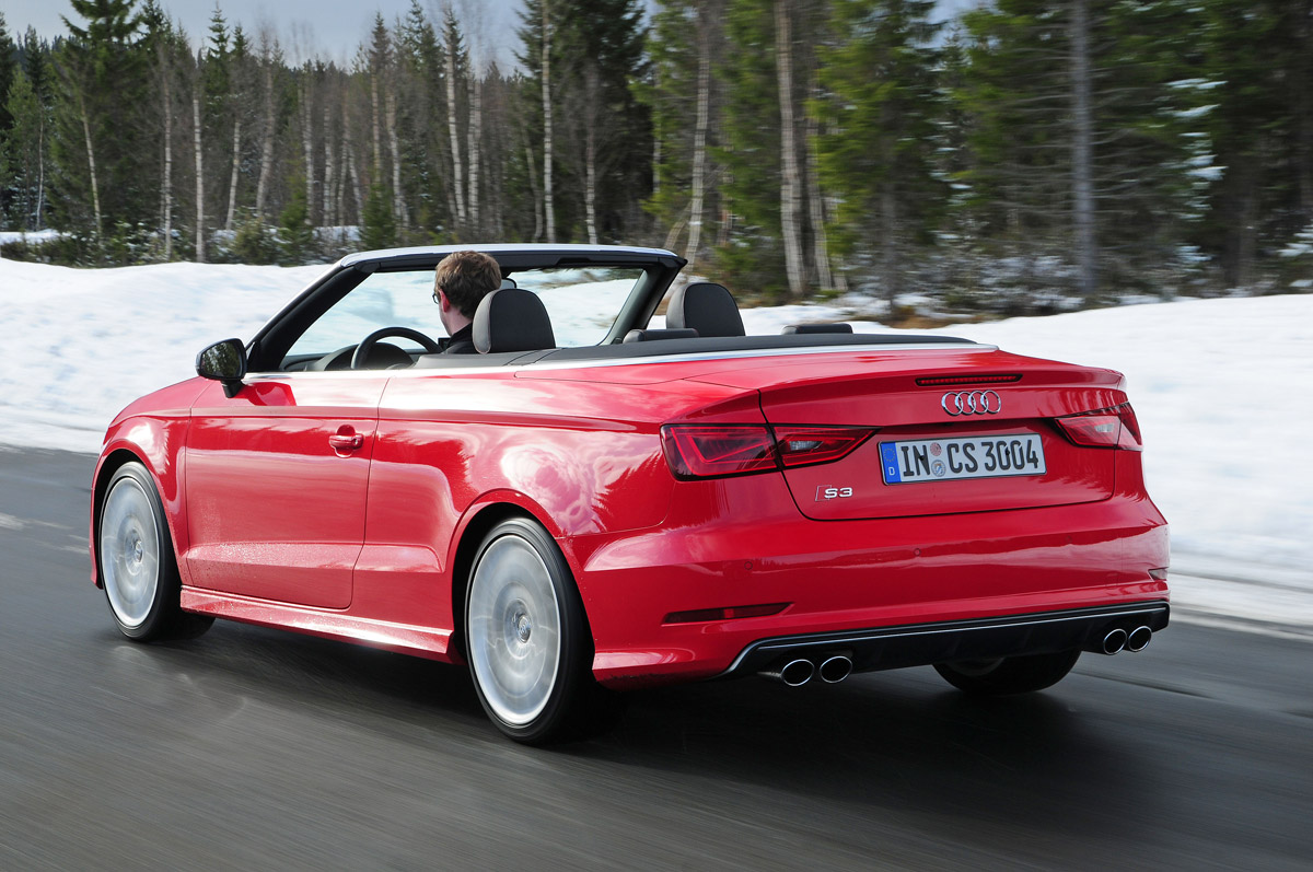 Audi S3 Cabriolet 2014 rear action