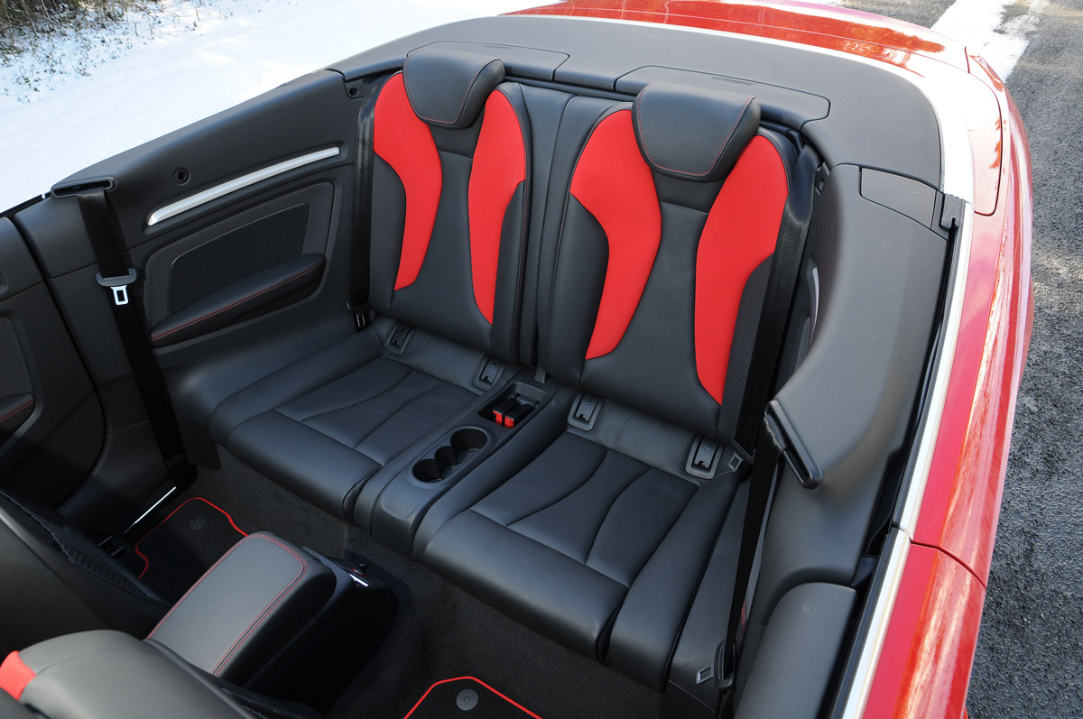 Audi S3 Cabriolet 2014 rear seats