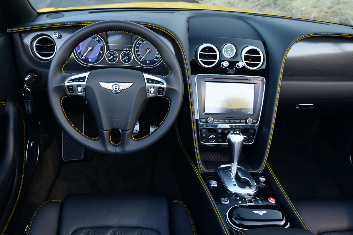 Bentley Continental GT V8 S Convertible - cabin