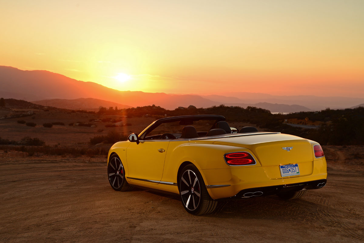 Bentley Continental GT V8 S Convertible - roof down