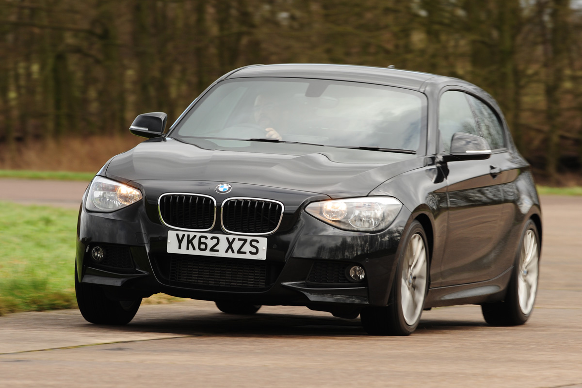 BMW 118d M Sport front cornering