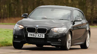 BMW 118d M Sport front cornering