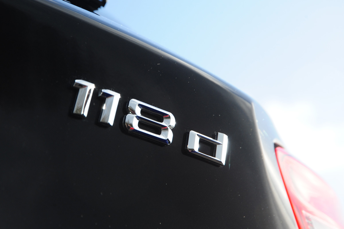 BMW 118d M Sport badge