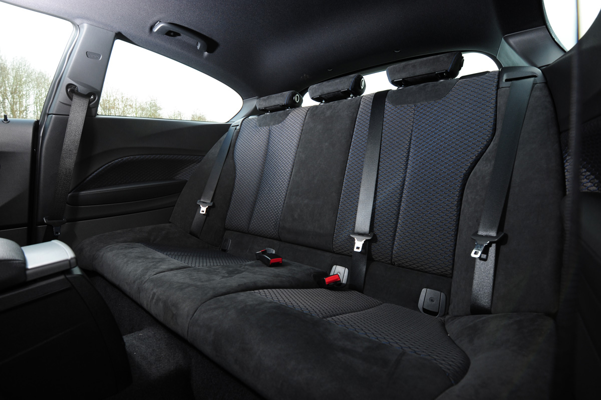 BMW 118d M Sport rear seats