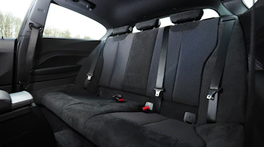 BMW 118d M Sport rear seats