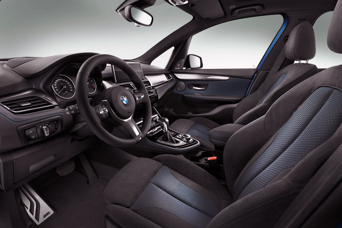 BMW 2 Series Active Tourer M Sport interior angle