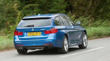 BMW 328i Touring rear cornering