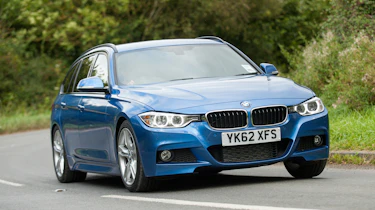 BMW 328i Touring front cornering