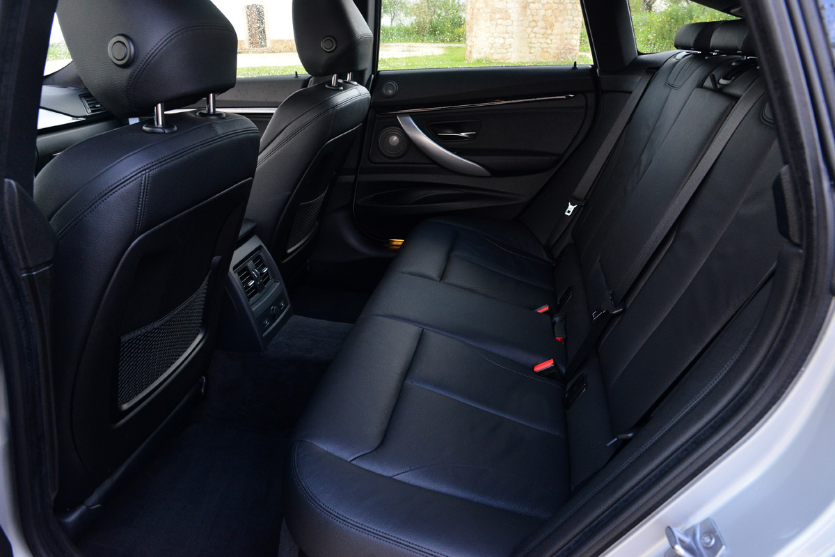 BMW 335i GT rear seats