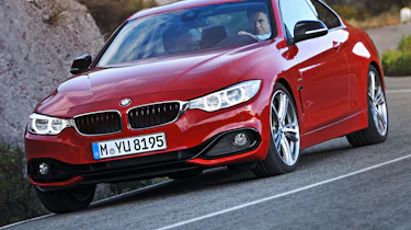 BMW 4 Series front cornering