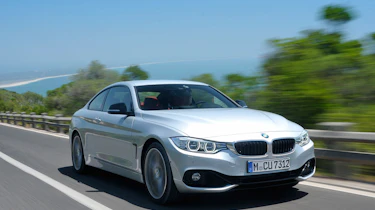 BMW 4 Series front panning shot