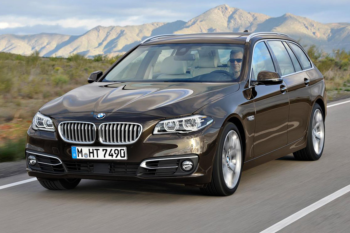 BMW 5 Series Touring facelift front