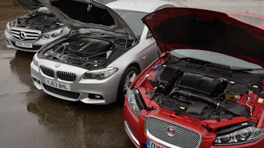 BMW 5 Series vs rivals group engines