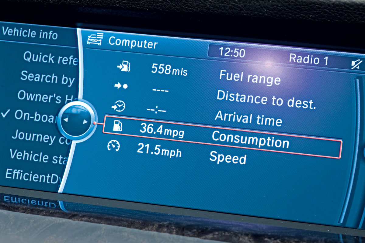 BMW 5GT screen