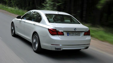 BMW 750i rear action
