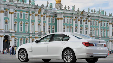 BMW 750i rear three-quarters