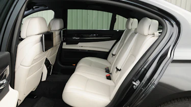 BMW ActiveHybrid 7 rear seats