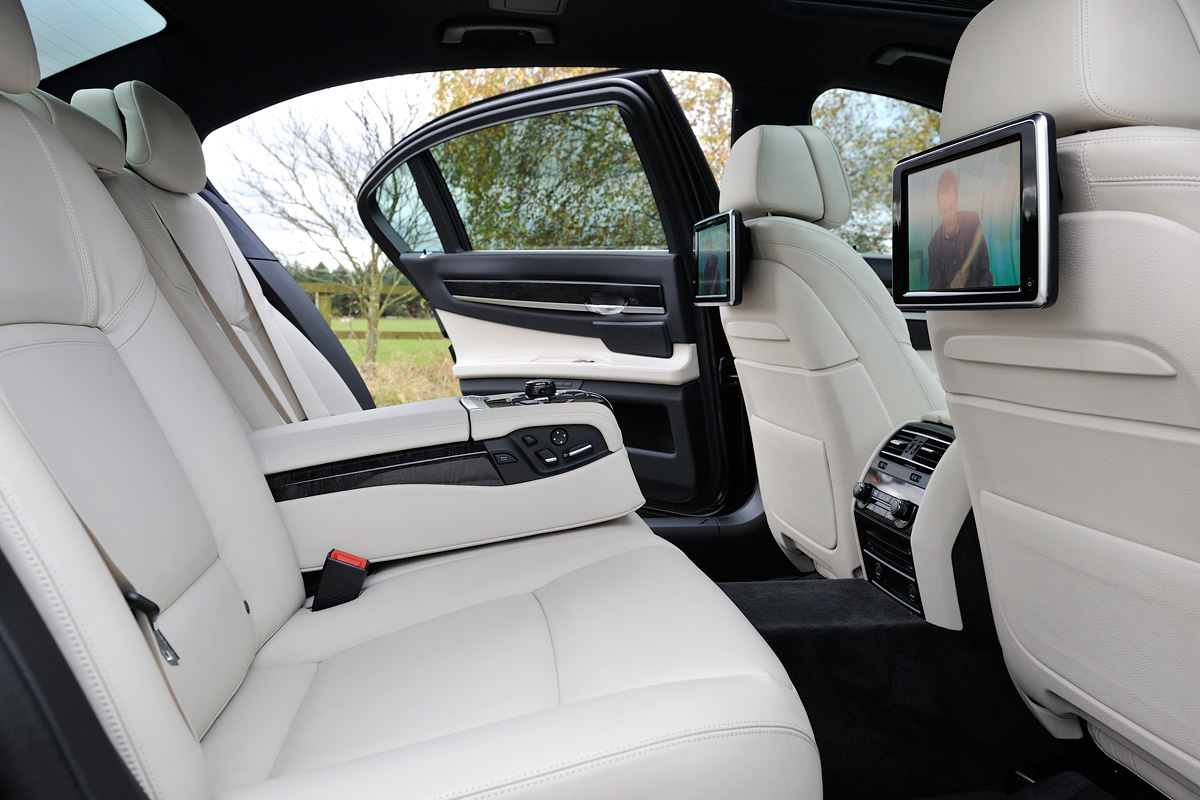 BMW ActiveHybrid 7 rear seats