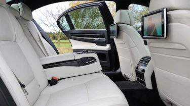BMW ActiveHybrid 7 rear seats