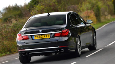 BMW ActiveHybrid 7 rear cornering
