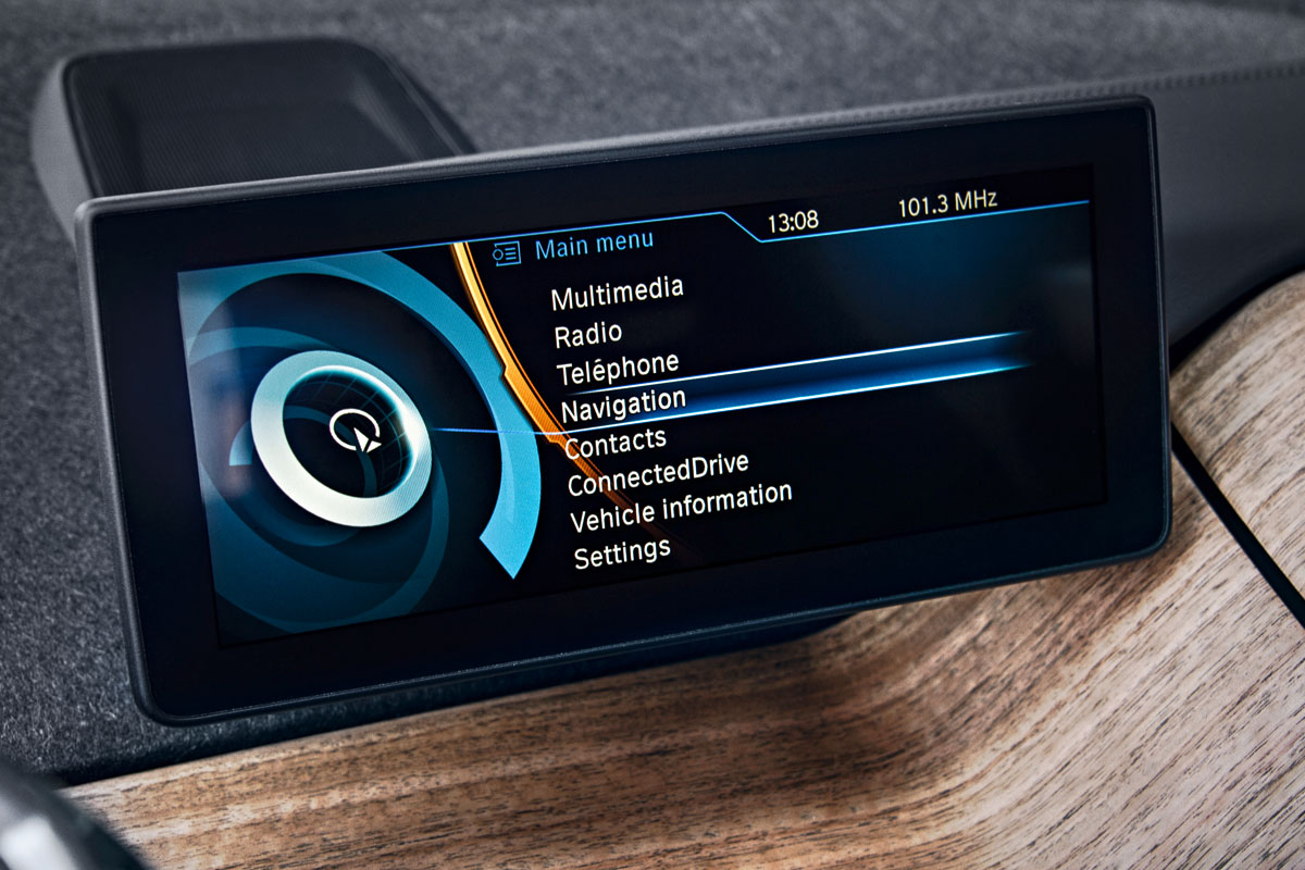 BMW i3 info display