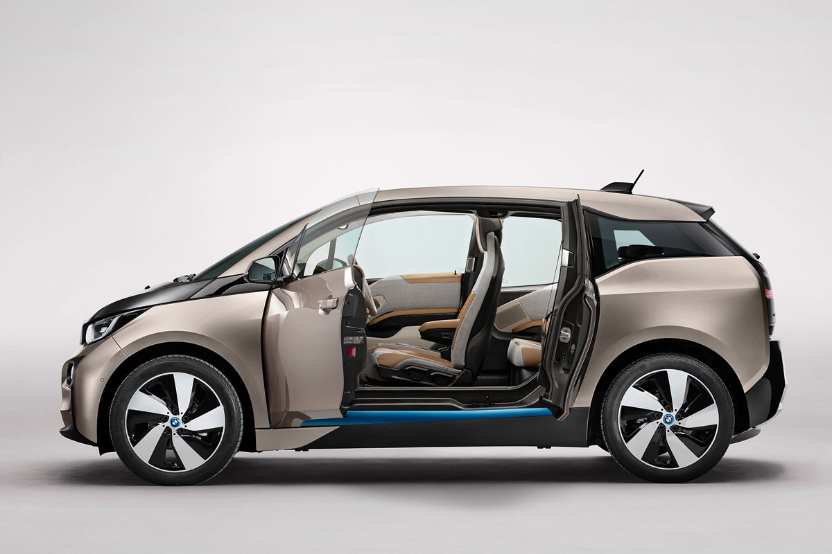 BMW i3 profile doors open