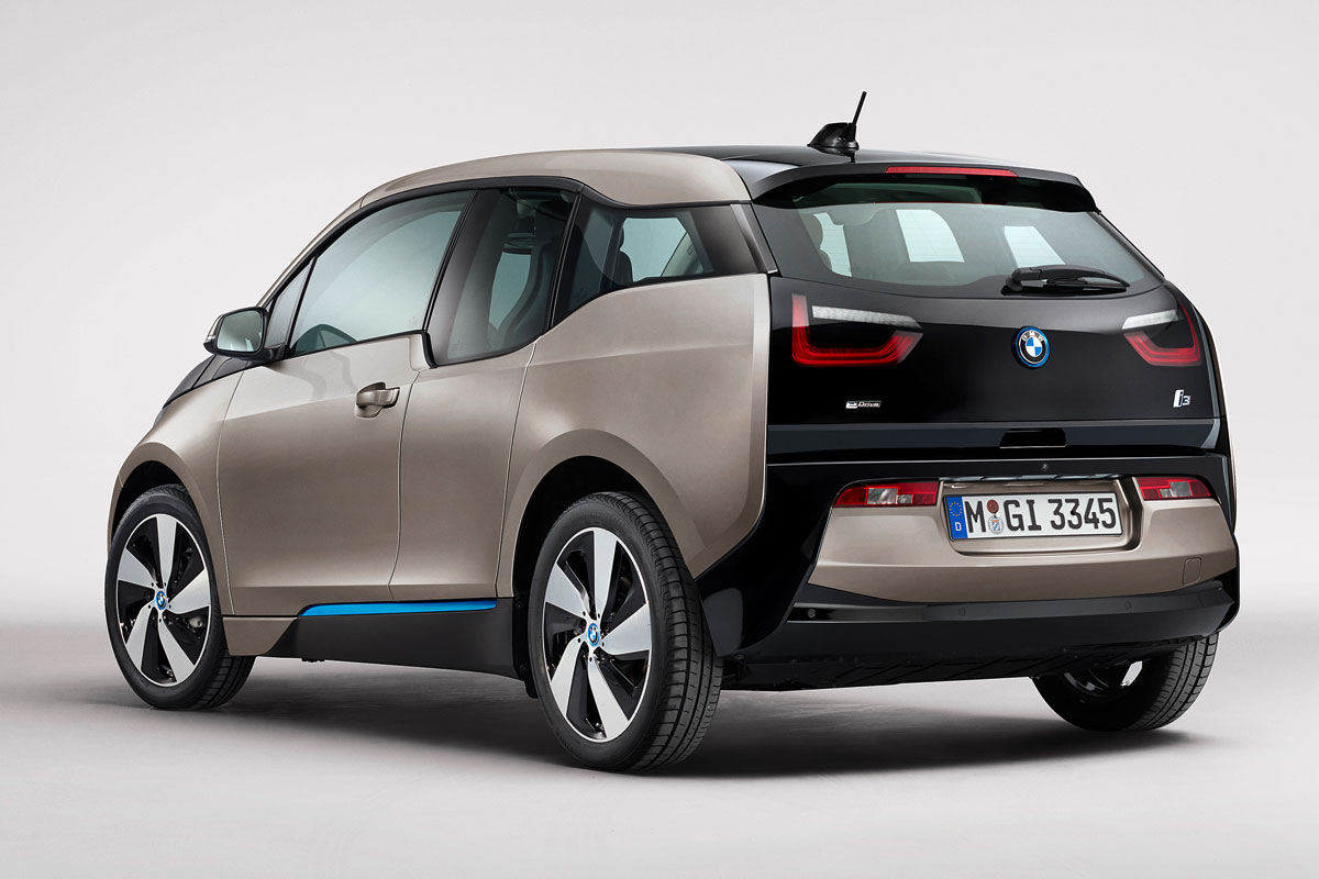 BMW i3 rear three quarters