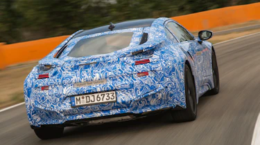 BMW i8 driving