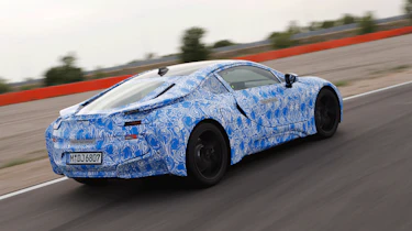 BMW i8 on the track