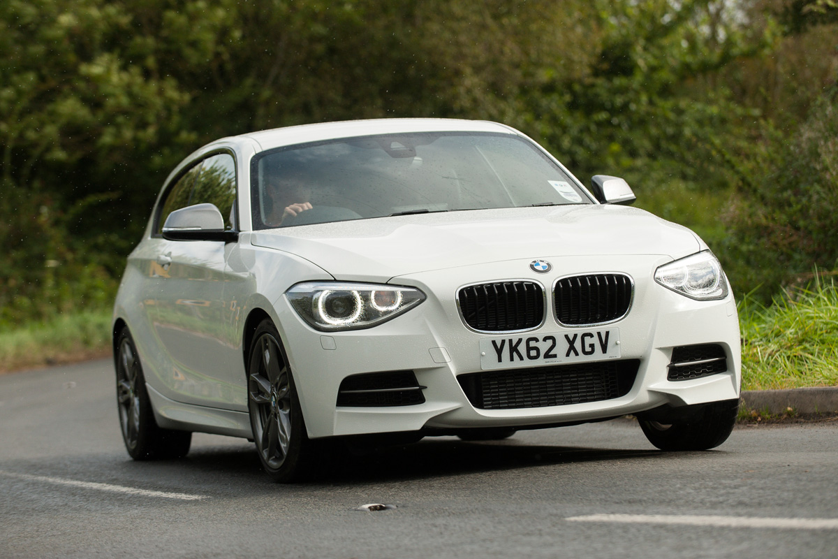 BMW M135i front cornering