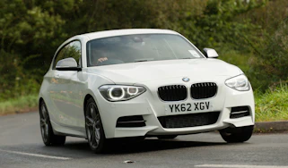 BMW M135i front cornering