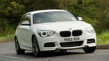 BMW M135i front cornering