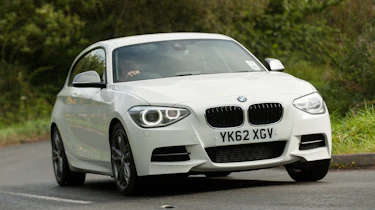 BMW M135i front cornering