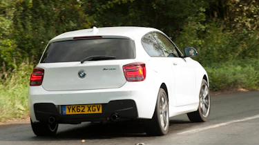 BMW M135i rear cornering