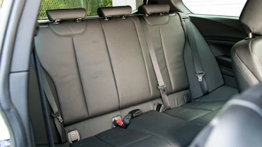 BMW M135i rear seats