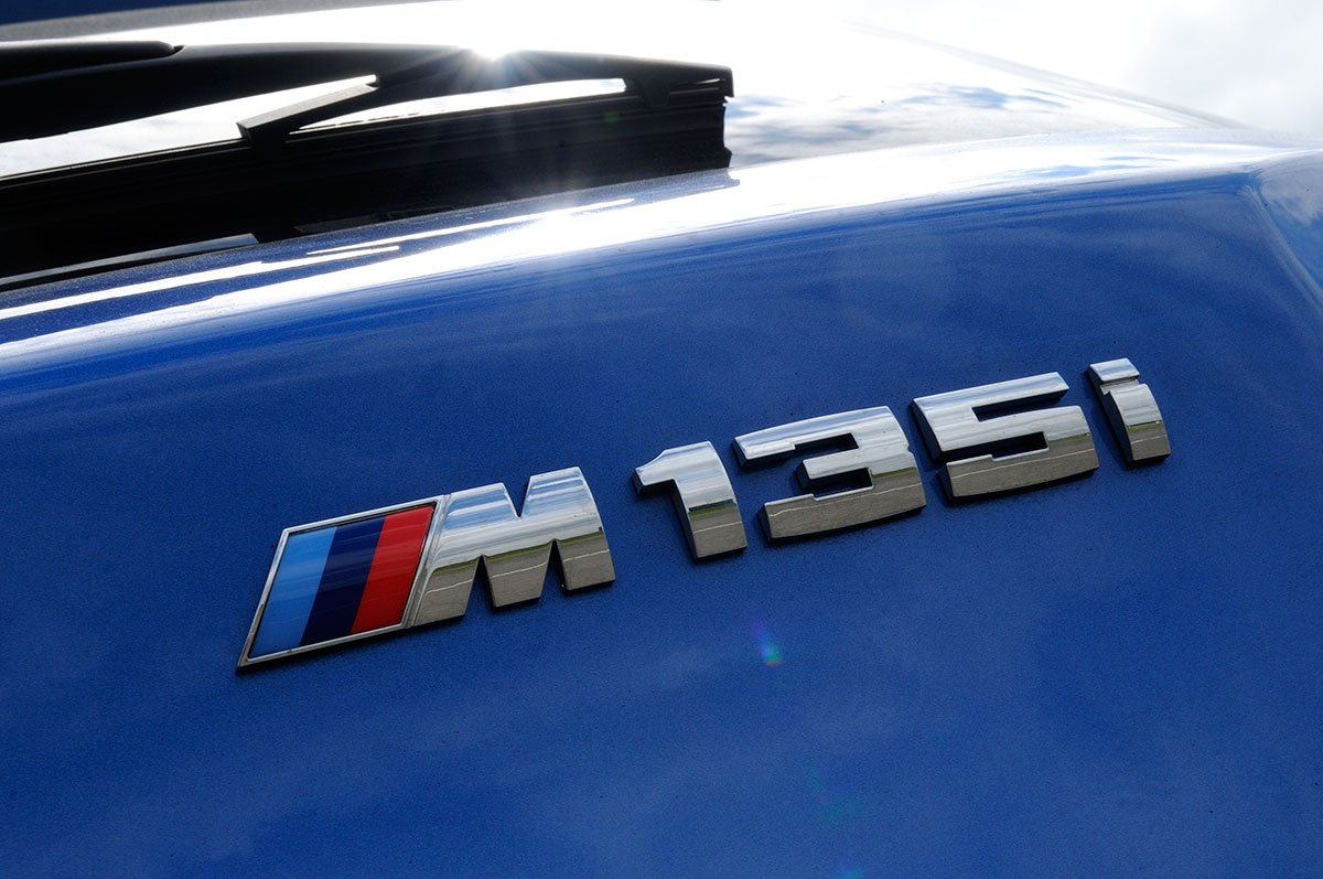 BMW M135i badge