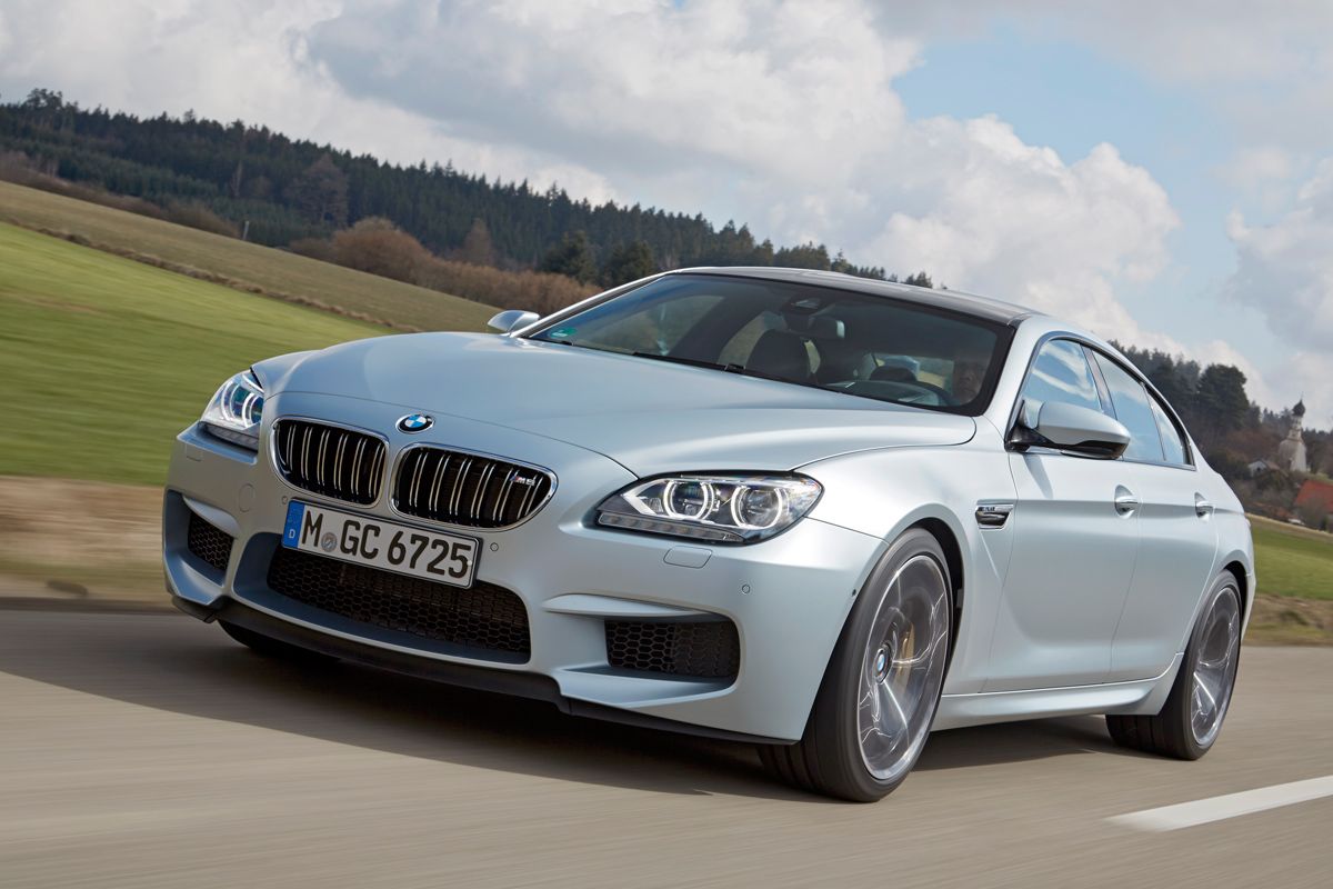 BMW M6 Gran Coupe front tracking